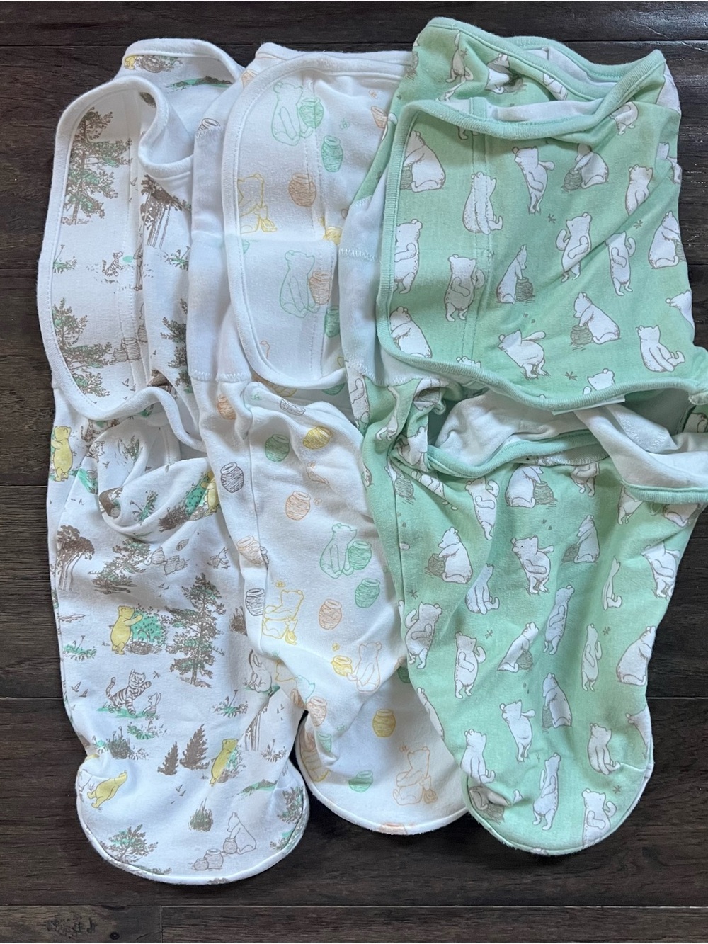 Set of 3 Aden + Anais Disney Winnie the Pooh Infant Swaddle Wraps